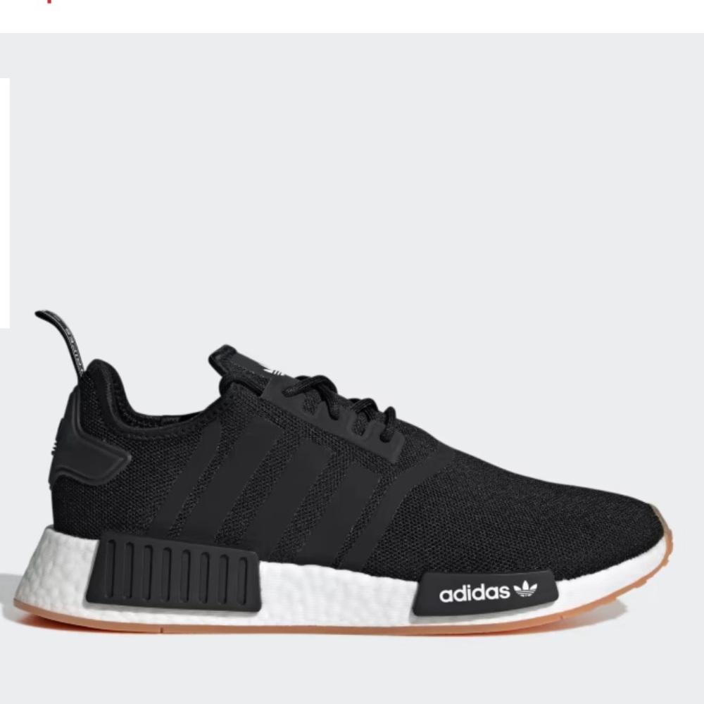 Like new black ADIDAS  NMD_R1 SHOES